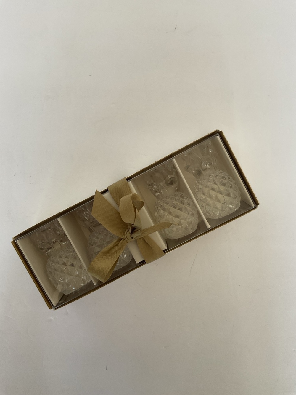 Williams Sonoma Tiny Tapers Pineapple Candleholders NWT
